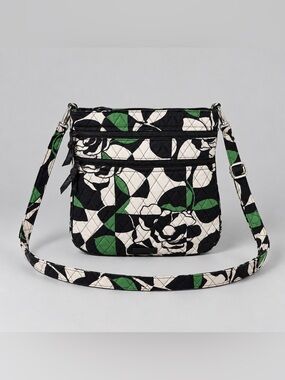 Vera Bradley Imperial Rose Hipster Crossbody Bag Purse Floral Quilted